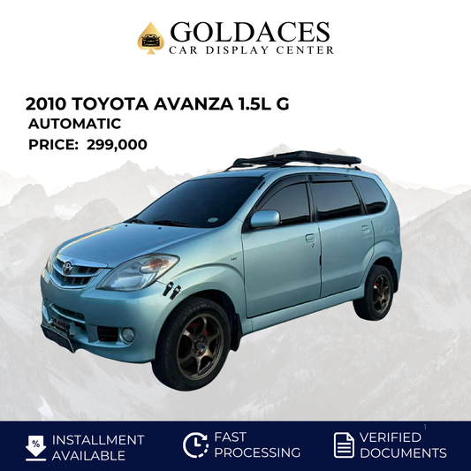 2010 TOYOTA AVANZA 1.5L G AUTOMATIC TRANSMISSION Gold Aces Car Display Center