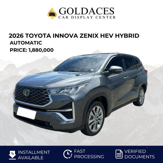2026 TOYOTA INNOVA ZENIX Q HEV HYBRID AUTOMATIC TRANSMISSION TOYOTA