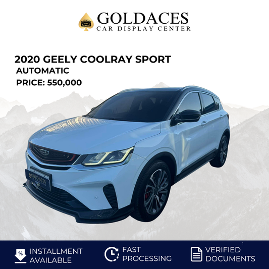 2020 GEELY COOLRAY SPORTS 1.5L AUTOMATIC TRANSMISSION Gold Aces Car Display Center