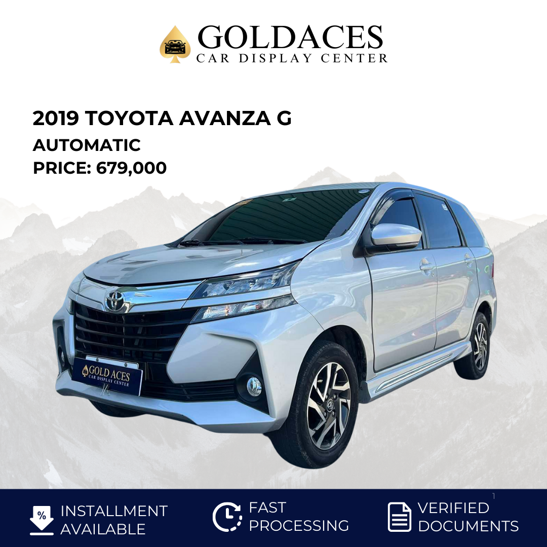 2019 TOYOTA AVANZA G 1.5L AUTOMATIC TRANSMISSION (31T KMS ONLY!) TOYOTA