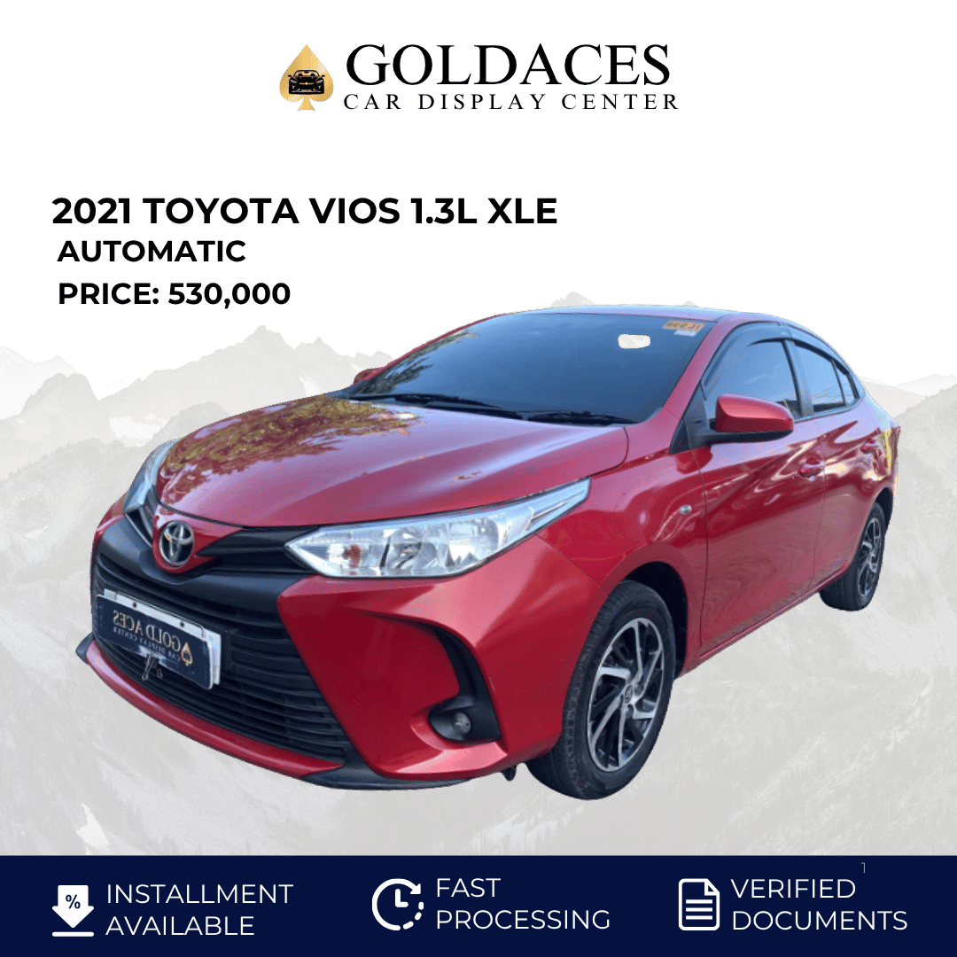 2021 TOYOTA VIOS 1.3L XLE AUTOMATIC TRANSMISSION Gold Aces Car Display Center