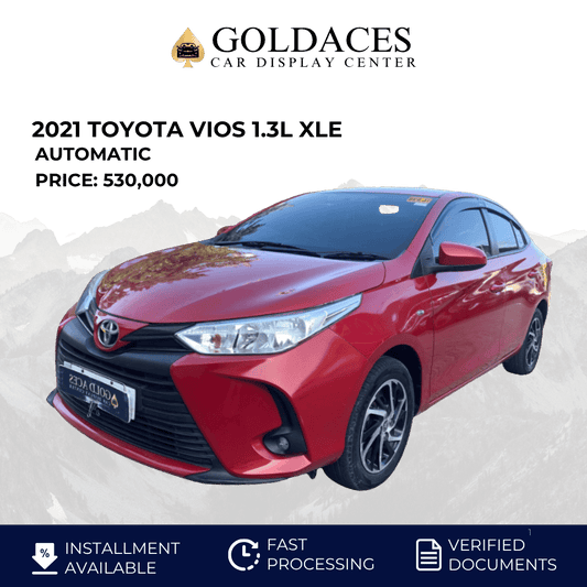 2021 TOYOTA VIOS 1.3L XLE AUTOMATIC TRANSMISSION Gold Aces Car Display Center