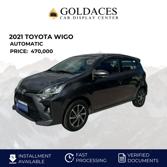 2021 TOYOTA WIGO 1.0L AUTOMATIC TRANSMISSION Gold Aces Car Display Center