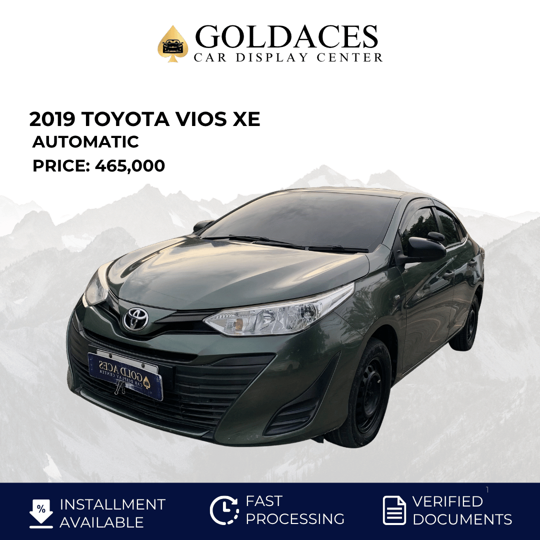 2019 TOYOTA VIOS 1.3L XE AUTOMATIC TRANSMISSION Gold Aces Car Display Center