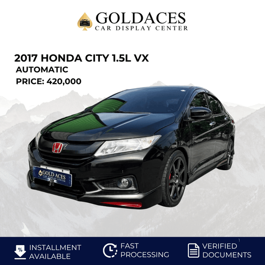 2017 HONDA CITY 1.5L VX AUTOMATIC TRANSMISSION Gold Aces Car Display Center