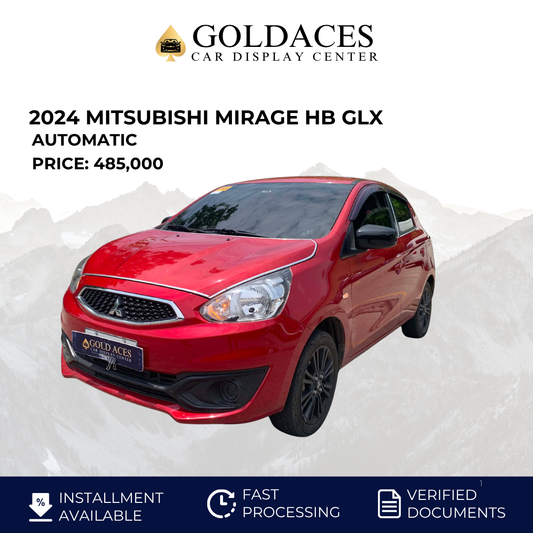 2024 MITSUBISHI MIRAGE HB GLX 1.2L AUTOMATIC TRANSMISSION Gold Aces Car Display Center