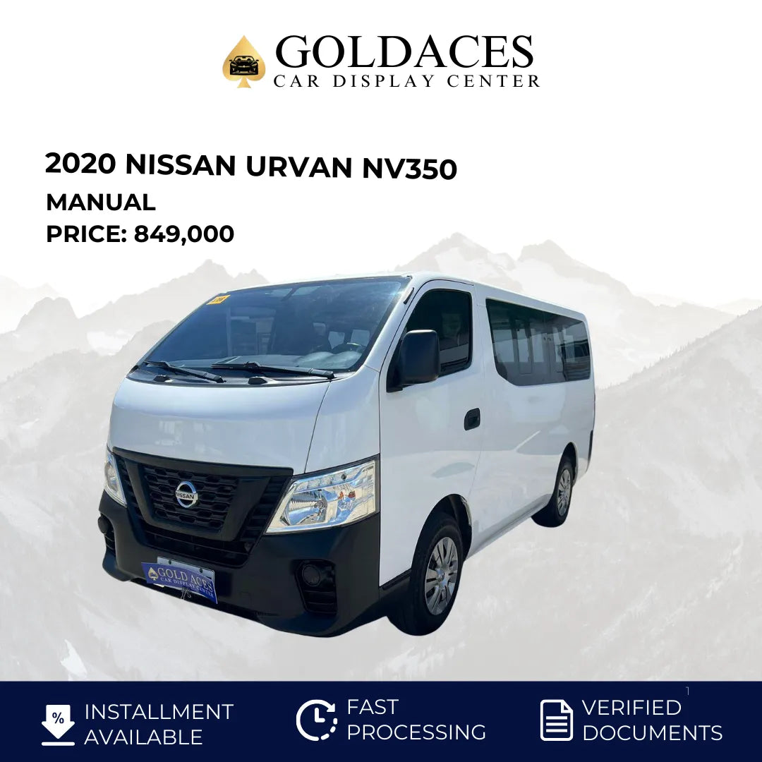 2020 NISSAN URVAN NV350 2.5L MANUAL TRANSMISSION Gold Aces Car Display Center