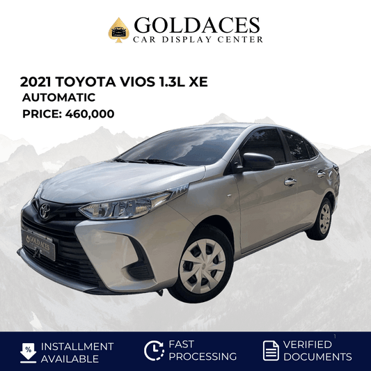 2021 TOYOTA VIOS 1.3L XE AUTOMATIC TRANSMISSION Gold Aces Car Display Center