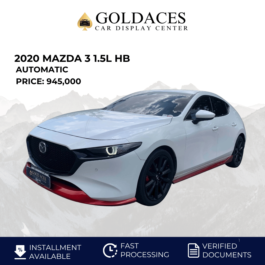 2020 MAZDA 3 1.5L HB AUTOMATIC TRANSMISSION (37TKMS ONLY!) Gold Aces Car Display Center