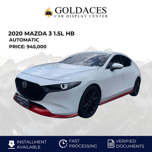 2020 MAZDA 3 1.5L HB AUTOMATIC TRANSMISSION (37TKMS ONLY!) Gold Aces Car Display Center