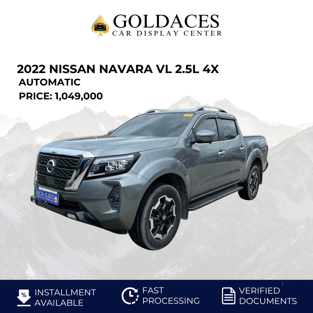2022 NISSAN NAVARA VL 2.5L 4X2 AUTOMATIC TRANSMISSION Gold Aces Car Display Center