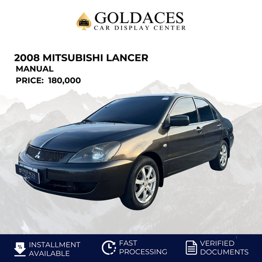 2008 MITSUBISHI LANCER 2.0L MANUAL TRANSMISSION Gold Aces Car Display Center