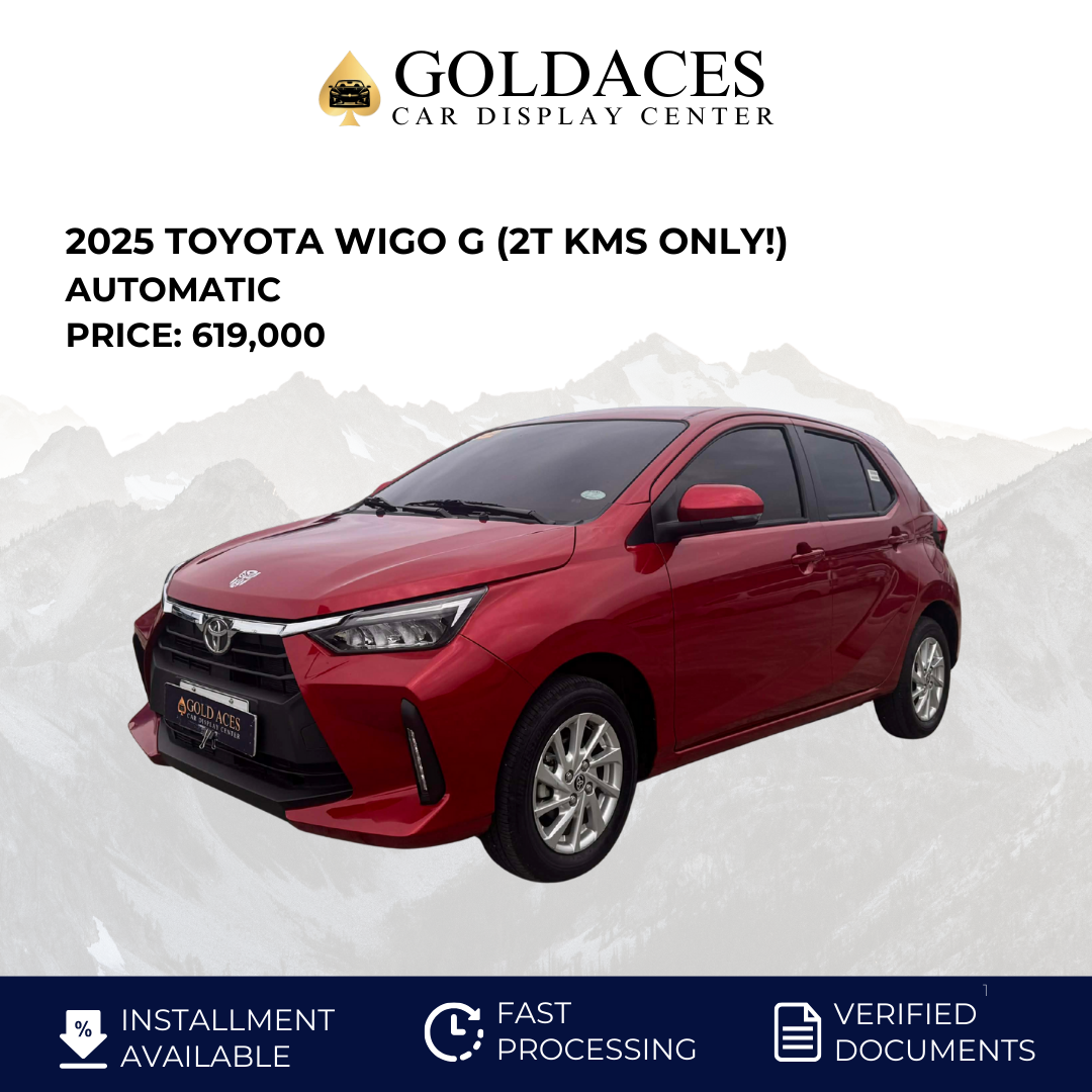 2025 TOYOTA WIGO G 1.0L &nbsp;CVT AUTOMATIC TRANSMISSION (2T KMS ONLY!) TOYOTA