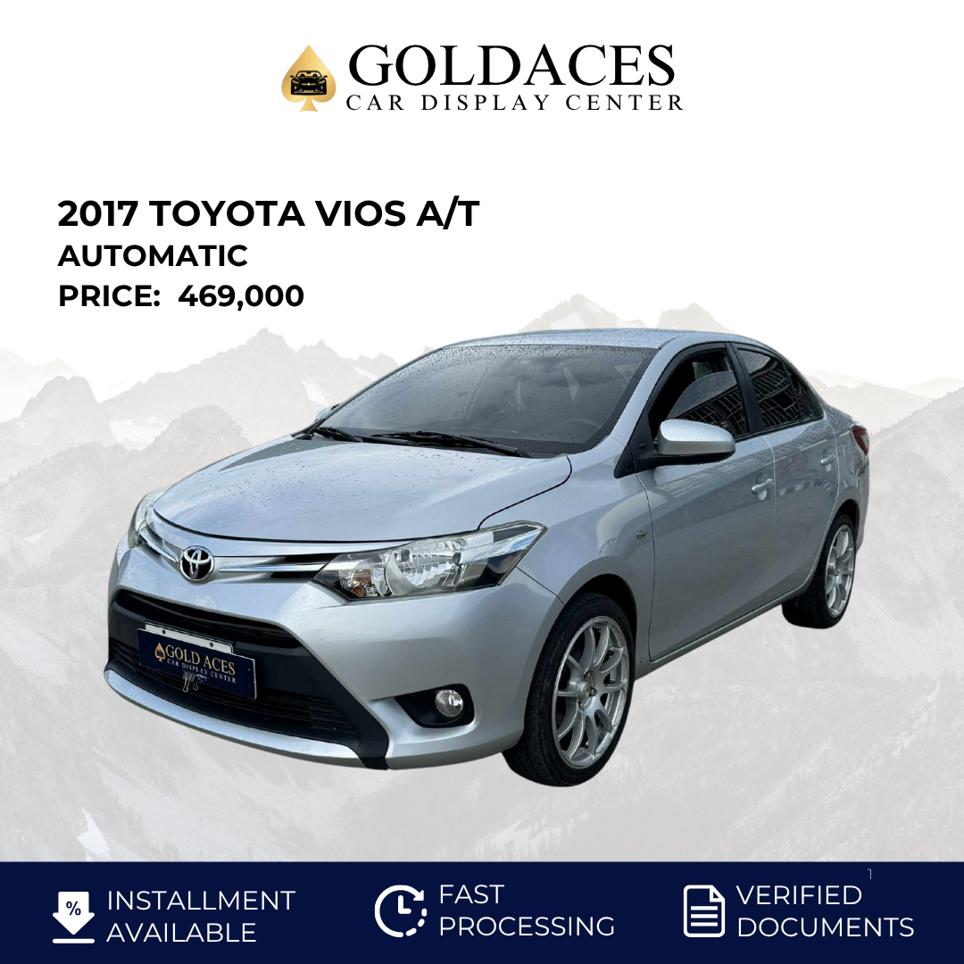 2017 TOYOTA VIOS 1.3 E AUTOMATIC TRANSMISSION Gold Aces Car Display Center