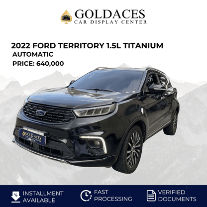 2022 FORD TERRITORY 1.5L TITANIUM AUTOMATIC TRANSMISSION (39TKMS ONLY!) Gold Aces Car Display Center