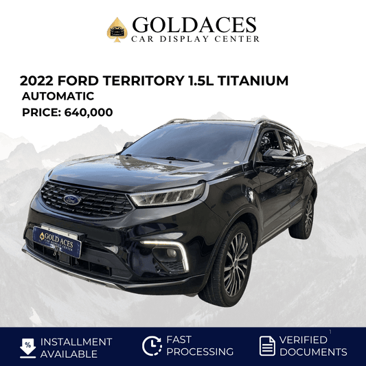 2022 FORD TERRITORY 1.5L TITANIUM AUTOMATIC TRANSMISSION (39TKMS ONLY!) Gold Aces Car Display Center