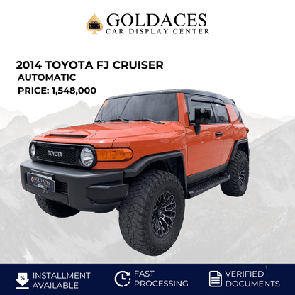 2014 TOYOTA FJ CRUISER 4.0L AUTOMATIC TRANSMISSION (41TKMS ONLY!) Gold Aces Car Display Center