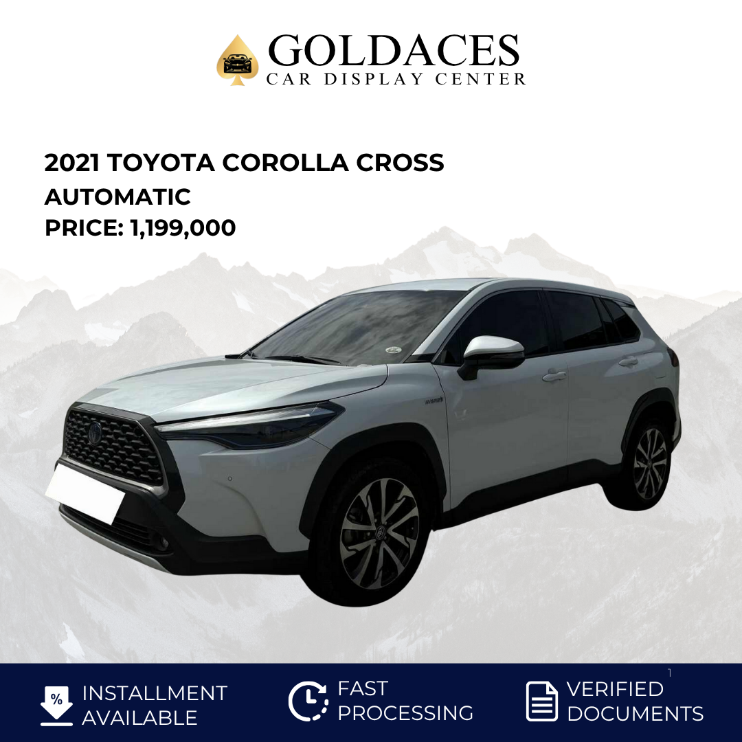 2021 TOYOTA COROLLA CROSS 1.8L HYBRID AUTOMATIC TRANSMISSION (10T KMS ONLY!) Gold Aces Car Display Center