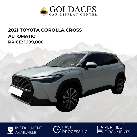 2021 TOYOTA COROLLA CROSS 1.8L HYBRID AUTOMATIC TRANSMISSION (10T KMS ONLY!) Gold Aces Car Display Center