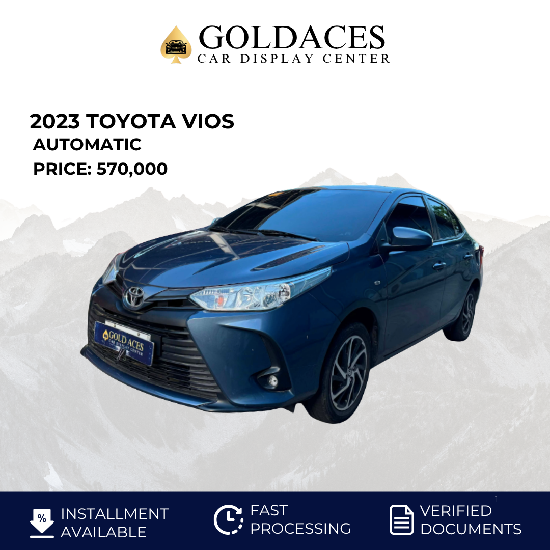 2023 TOYOTA VIOS 1.3L XLE AUTOMATIC TRANSMISSION Gold Aces Car Display Center