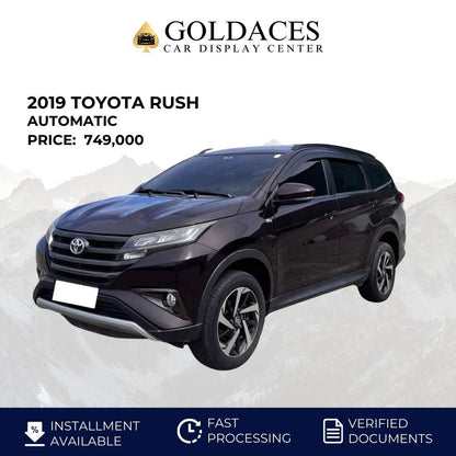 2019 TOYOTA RUSH 1.5L GAS AUTOMATIC TRANSMISSION