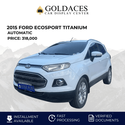 2015 FORD ECOSPORT TITANIUM 1.5L AUTOMATIC TRANSMISSION Gold Aces Car Display Center