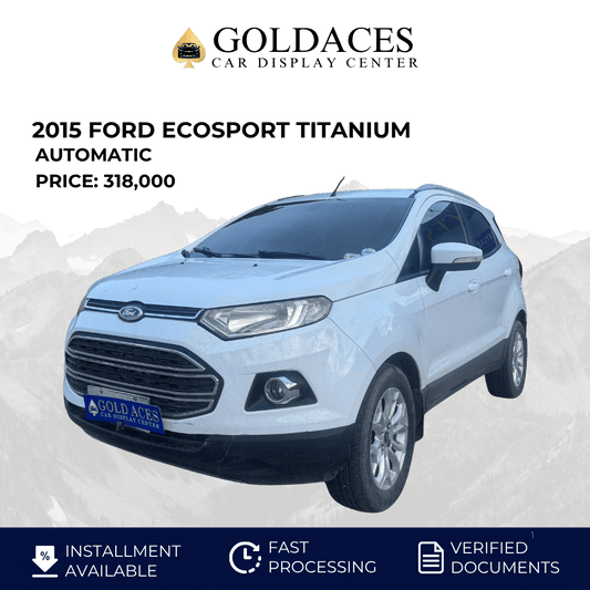 2015 FORD ECOSPORT TITANIUM 1.5L AUTOMATIC TRANSMISSION Gold Aces Car Display Center