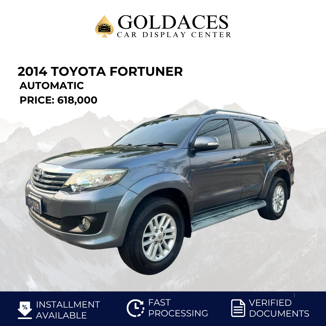 2014 TOYOTA FORTUNER 2.5L G 4X2 AUTOMATIC TRANSMISSION TOYOTA