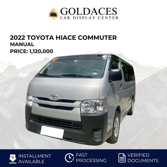 2022 TOYOTA HIACE COMMUTER 3.0L MANUAL TRANSMISSION