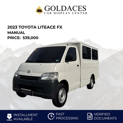 2023 TOYOTA LITEACE FX 1.5L MANUAL TRANSMISSION Gold Aces Car Display Center