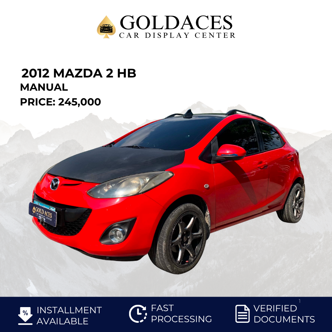 2012 MAZDA 2 1.3L HB MANUAL TRANSMISSION MAZDA
