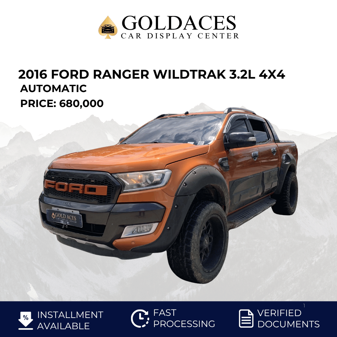 2016 FORD RANGER WILDTRAK 3.2L 4X4 AUTOMATIC TRANSMISSION Gold Aces Car Display Center