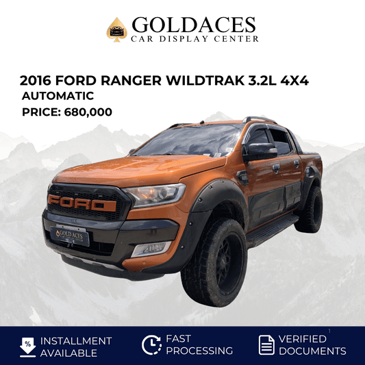 2016 FORD RANGER WILDTRAK 3.2L 4X4 AUTOMATIC TRANSMISSION Gold Aces Car Display Center