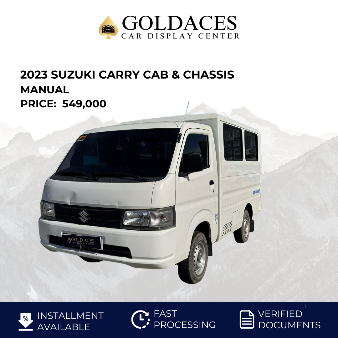 2023 SUZUKI CARRY CAB &amp; CHASSIS 1.5L MANUAL TRANSMISSION Gold Aces Car Display Center