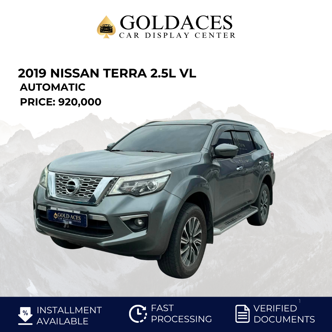 2019 NISSAN TERRA 2.5L VL 4X2 AUTOMATIC TRANMISSION Gold Aces Car Display Center