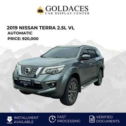 2019 NISSAN TERRA 2.5L VL 4X2 AUTOMATIC TRANMISSION Gold Aces Car Display Center