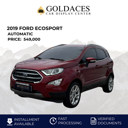 2019 FORD ECOSPORT TITANIUM 1.5L AUTOMATIC TRANSMISSION Gold Aces Car Display Center