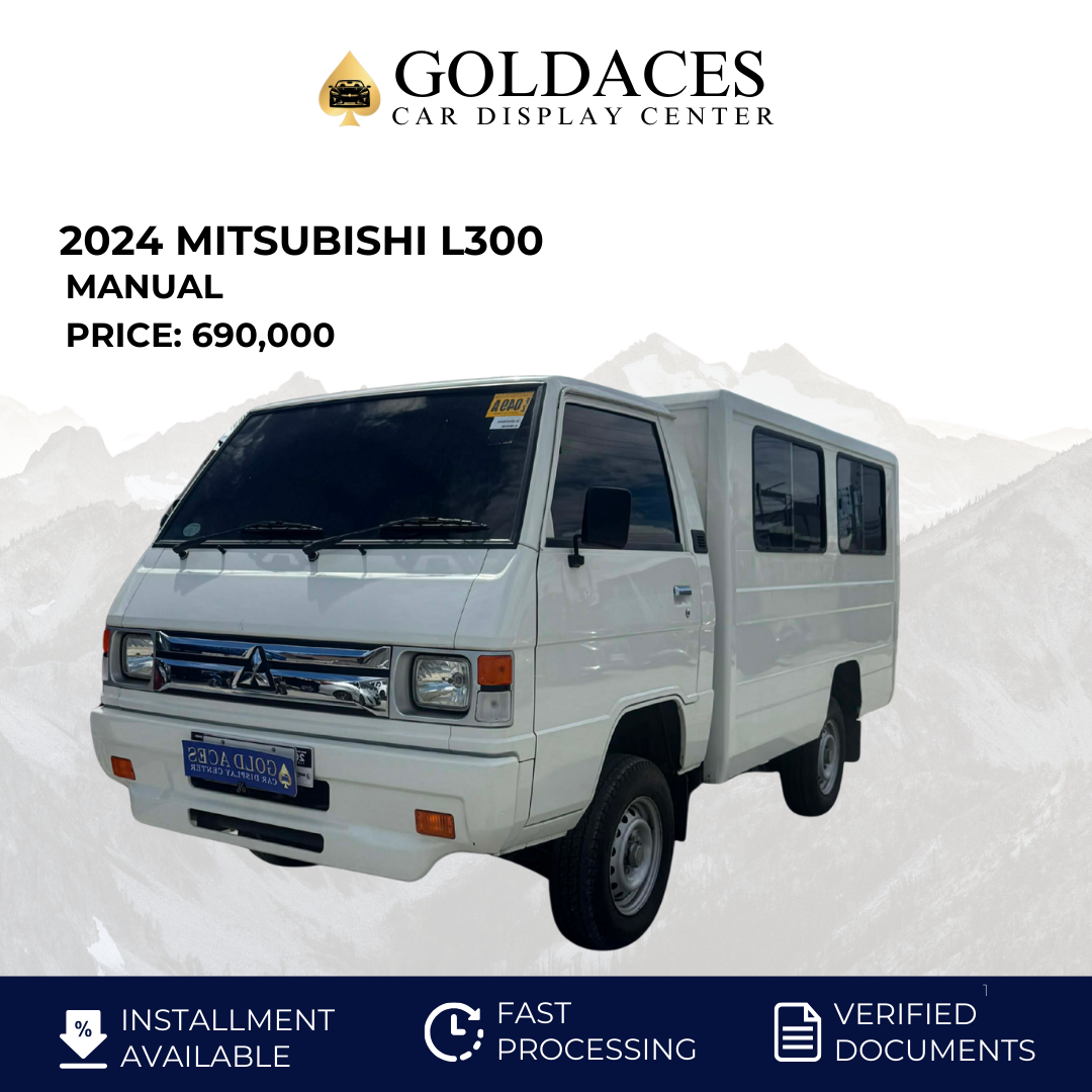 2024 MITSUBISHI L300 2.2L DSL MANUAL TRANSMISSION Gold Aces Car Display Center