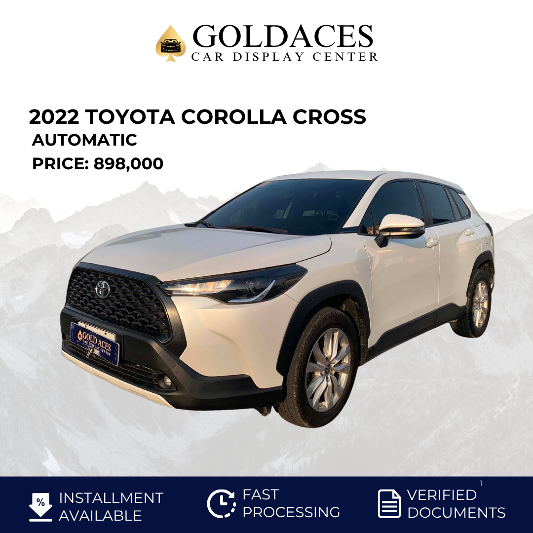 2022 TOYOTA COROLLA CROSS 1.8L G AUTOMATIC TRANSMISSION Gold Aces Car Display Center