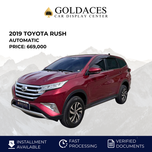 2019 TOYOTA RUSH 1.5L GAS AUTOMATIC TRANSMISSION TOYOTA