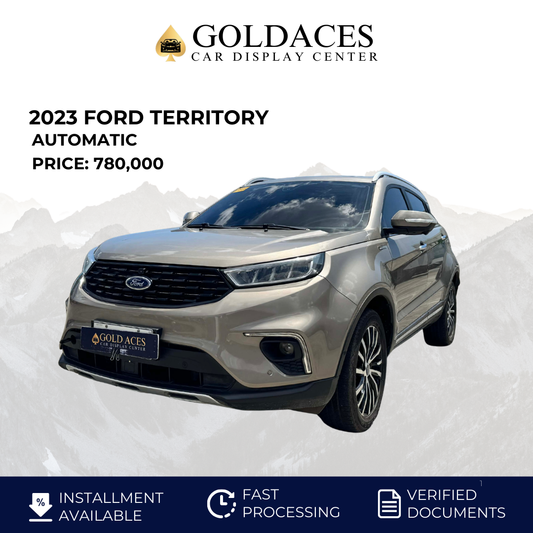 2023 FORD TERRITORY 1.5L TITANIUM AUTOMATIC TRANSMISSION Gold Aces Car Display Center