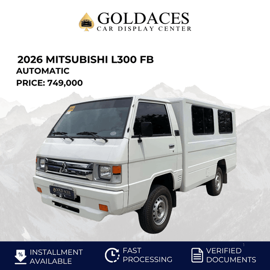 2026 MITSUBISHI L300 FB 2.2L DSL MANUAL TRANSMISSION (9TKMS ONLY!) Gold Aces Car Display Center