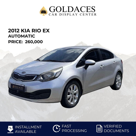 2012 KIA RIO EX 1.4 AUTOMATIC TRANSMISSION