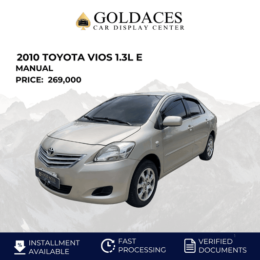 2010 TOYOTA VIOS 1.3L E AUTOMATIC TRANSMISSION Gold Aces Car Display Center