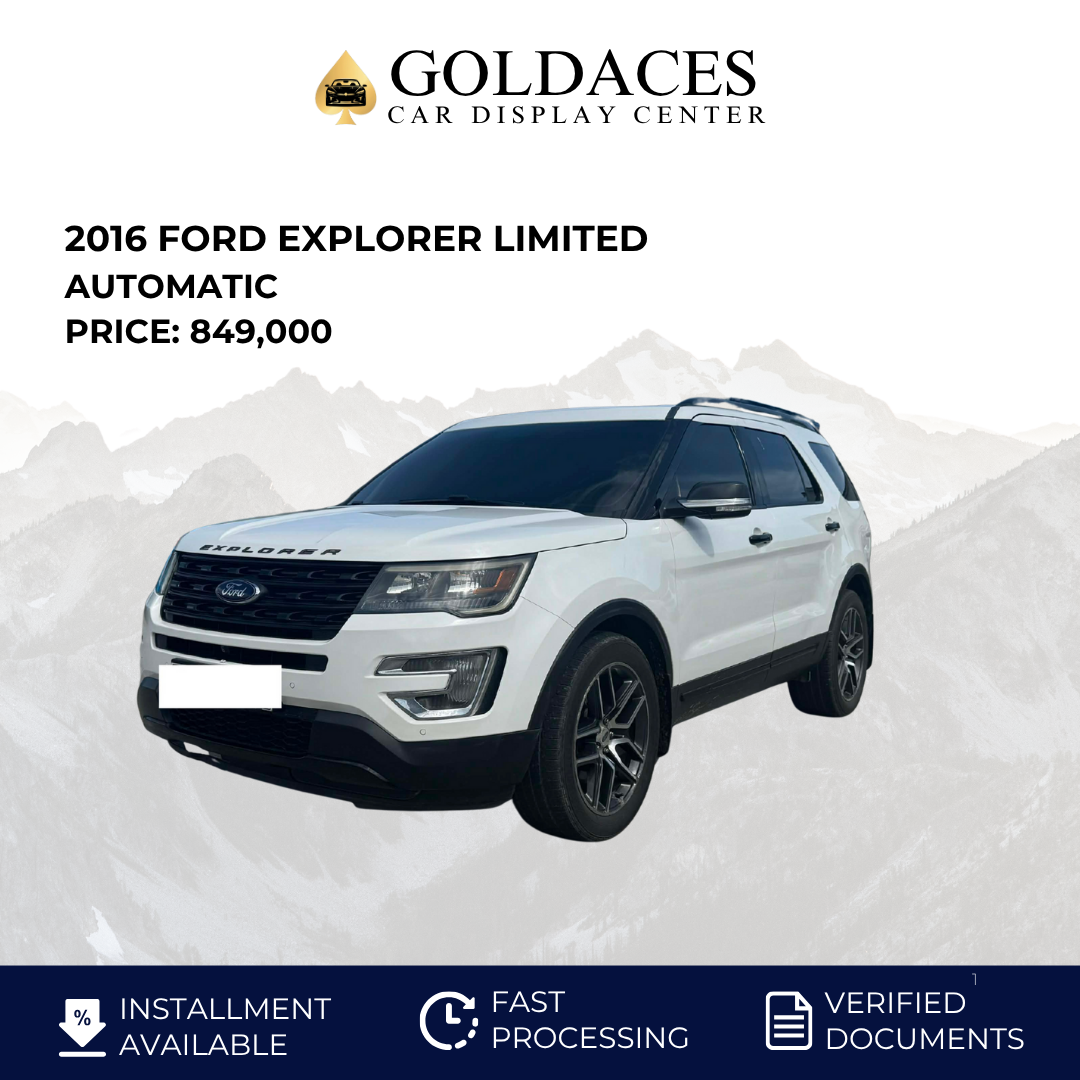 2016 FORD EXPLORER LIMITED 3.5L AUTOMATIC TRANSMISSION Gold Aces Car Display Center