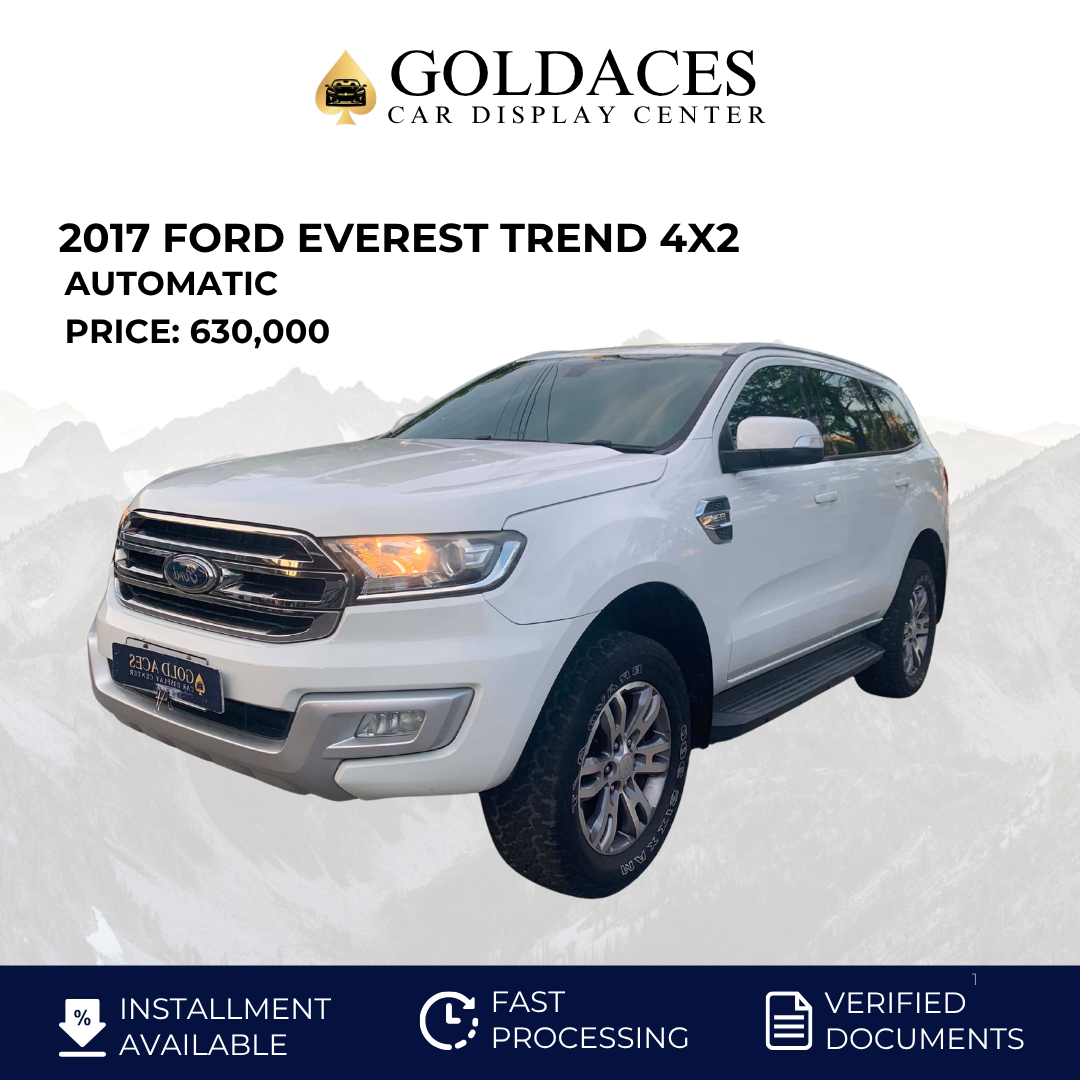 2017 FORD EVEREST TREND 4X2 2.2L DSL AUTOMATIC TRANSMISSION Gold Aces Car Display Center