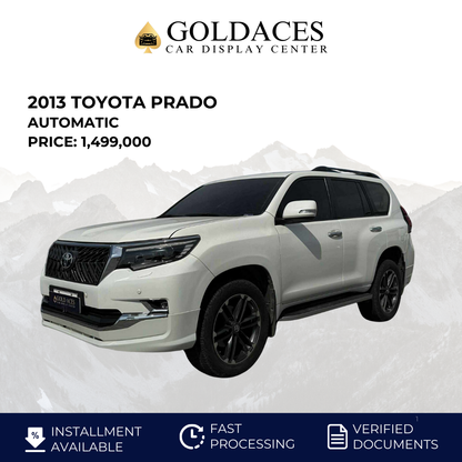 2013 TOYOTA PRADO 4.0L GAS 4X4 AUTOMATIC TRANSMISSION (59T KMS ONLY!) TOYOTA