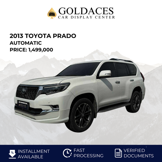 2013 TOYOTA PRADO 4.0L GAS 4X4 AUTOMATIC TRANSMISSION (59T KMS ONLY!) TOYOTA
