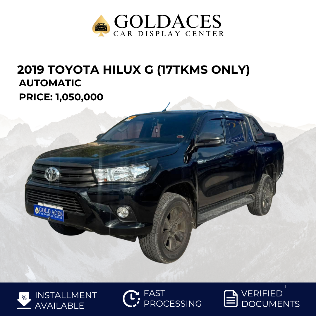 2019 TOYOTA HILUX G 2.4L AUTOMATIC TRANSMISSION &nbsp;(17TKMS ONLY!) Gold Aces Car Display Center