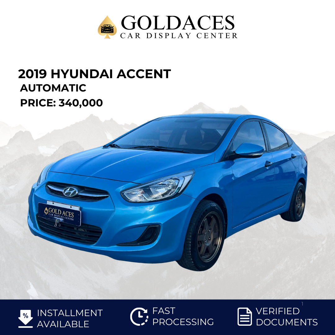 2019 HYUNDAI ACCENT 1.4L GL AUTOMATIC TRANSMISSION Gold Aces Car Display Center